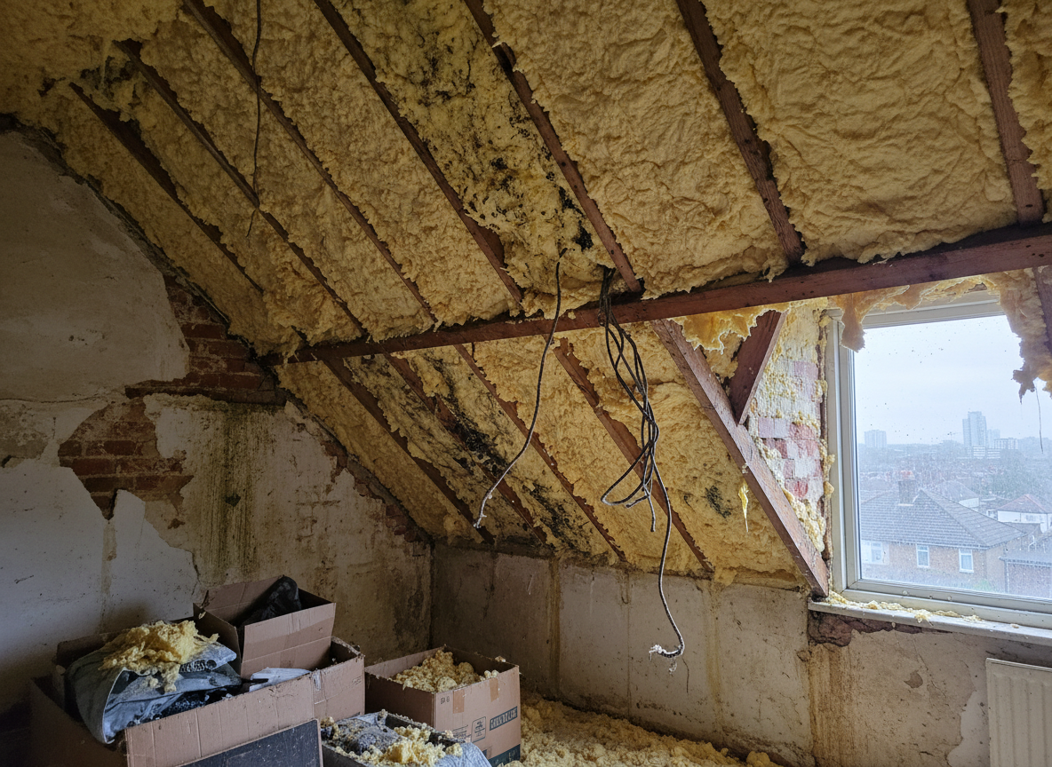 Signs Your Croydon Loft Has Problematic Spray Foam Insulation