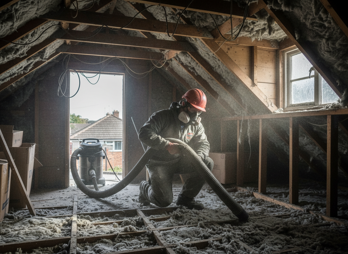 Spray Foam Removal in Wallington