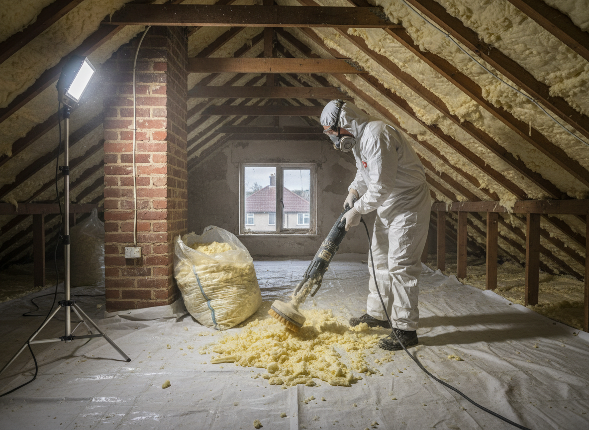 Loft Spray Foam Removal in Croydon, Greater London