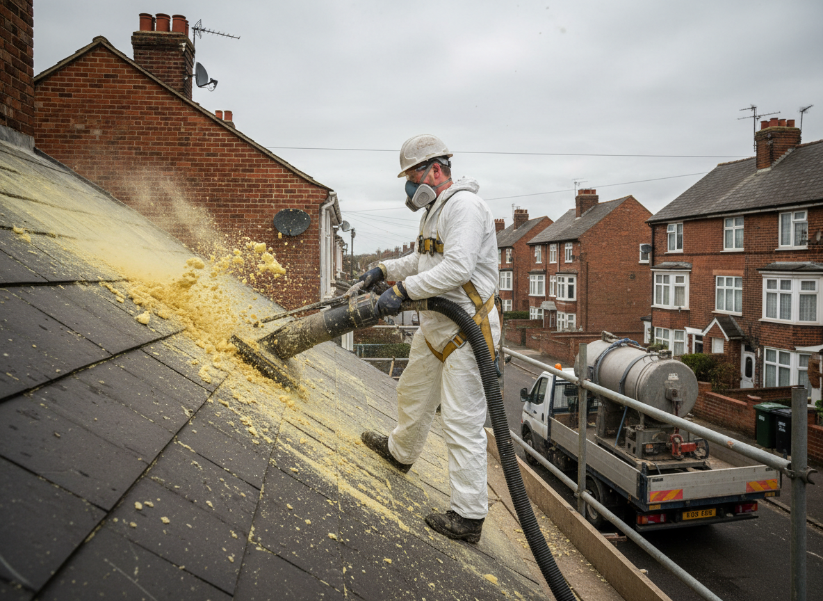 Roof Spray Foam Removal in Croydon, Greater London